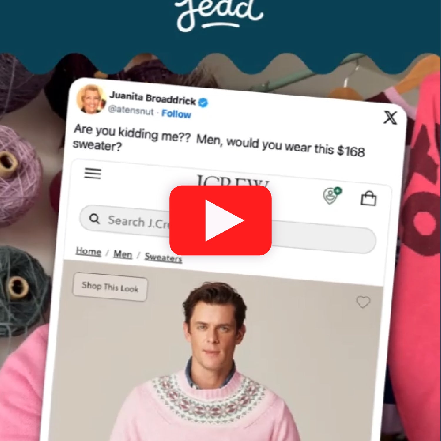 Pink Sweaters for Everyone!