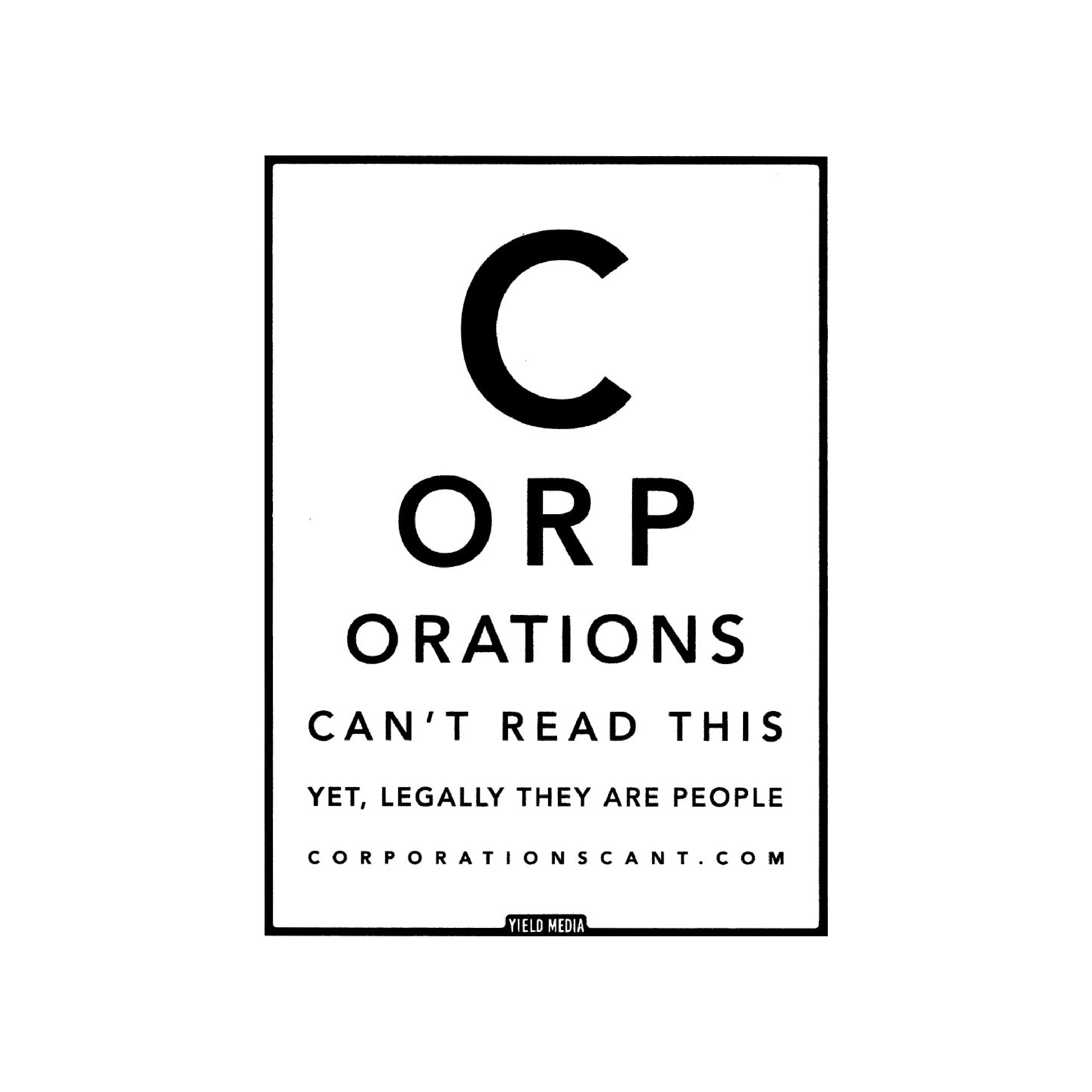 Corporations Can’t